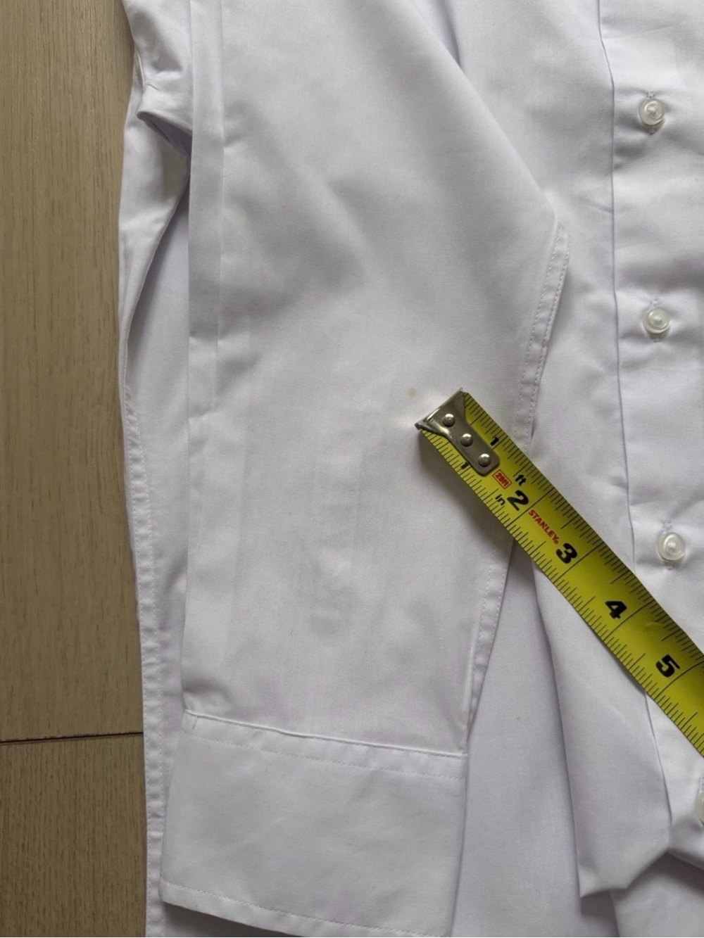 Dockers White Long-Sleeve Dress Shirt - Picture 9 of 11